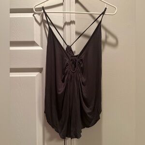 Free People Charcoal Camisole Top